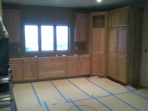 kitchen cabinets rustic cherry Somerset WI