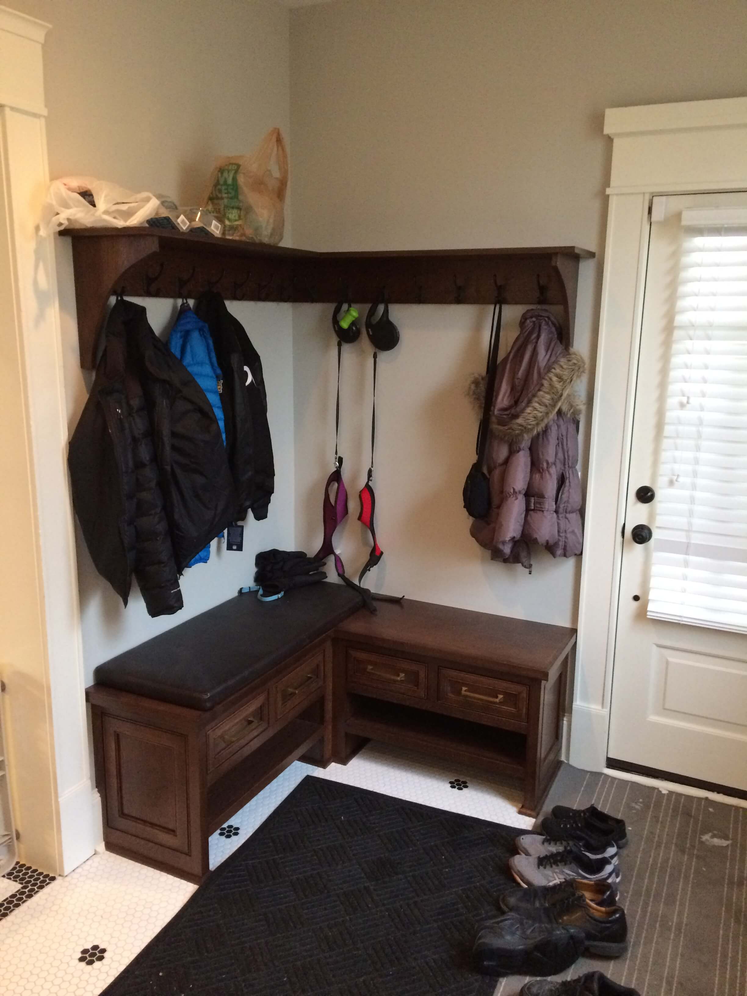 Valley Custom Cabinets Mudroom Cabinets Entryway Bench St Paul Mn