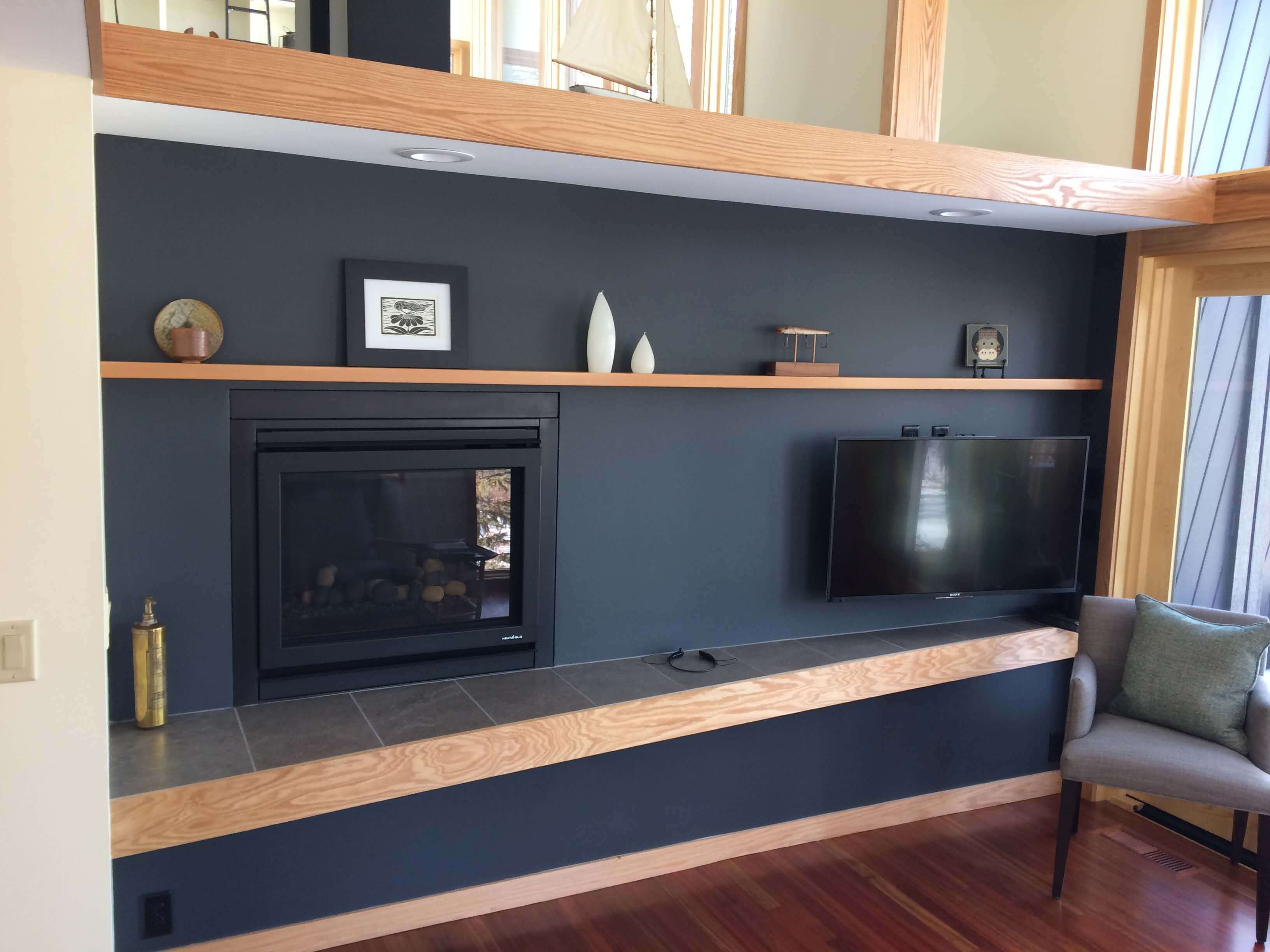 Custom Built-In Shelving, Entertainment Centers and Cabinet