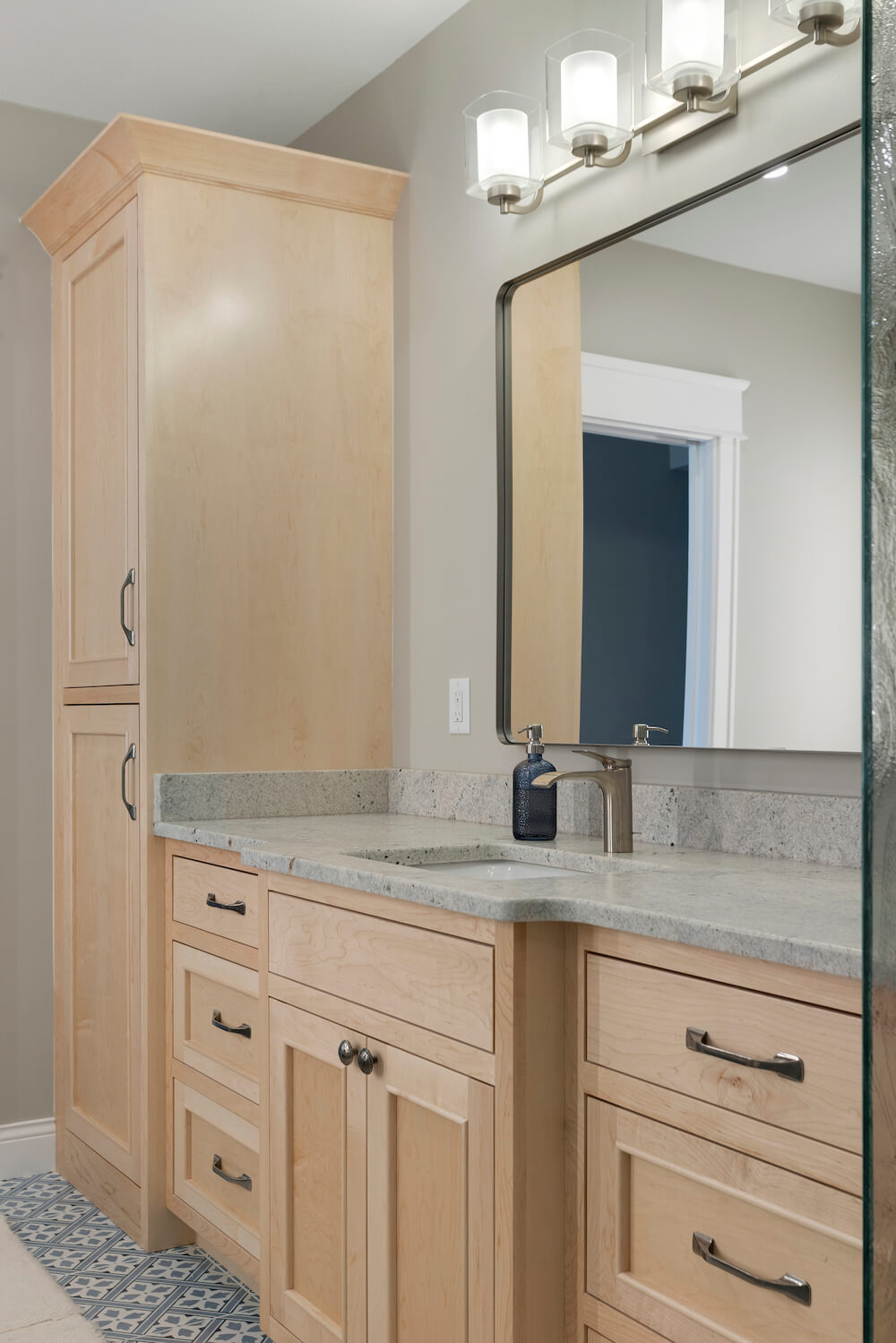Bathroom Custom Valley Cabinets