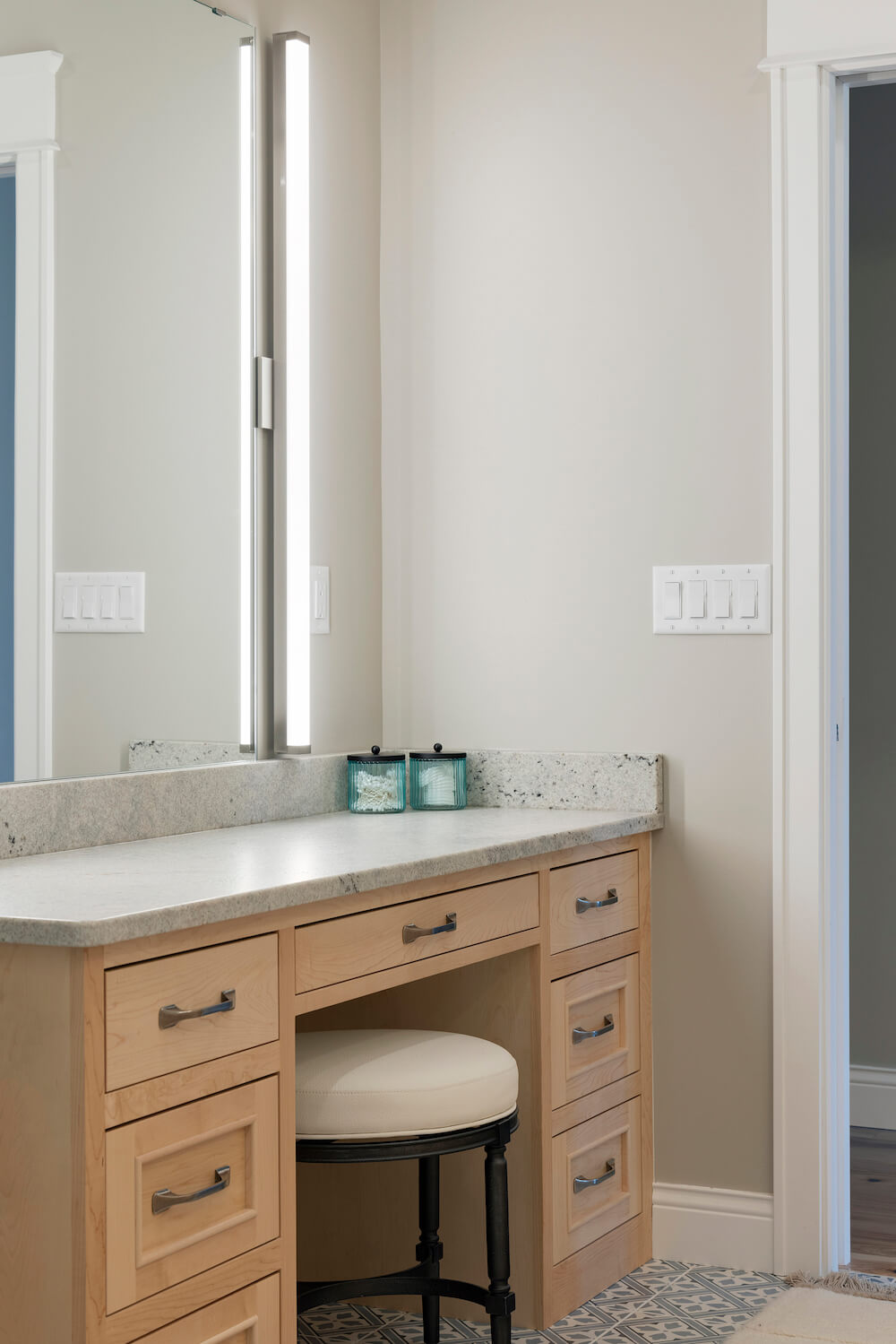 Bathroom Custom Valley Cabinets