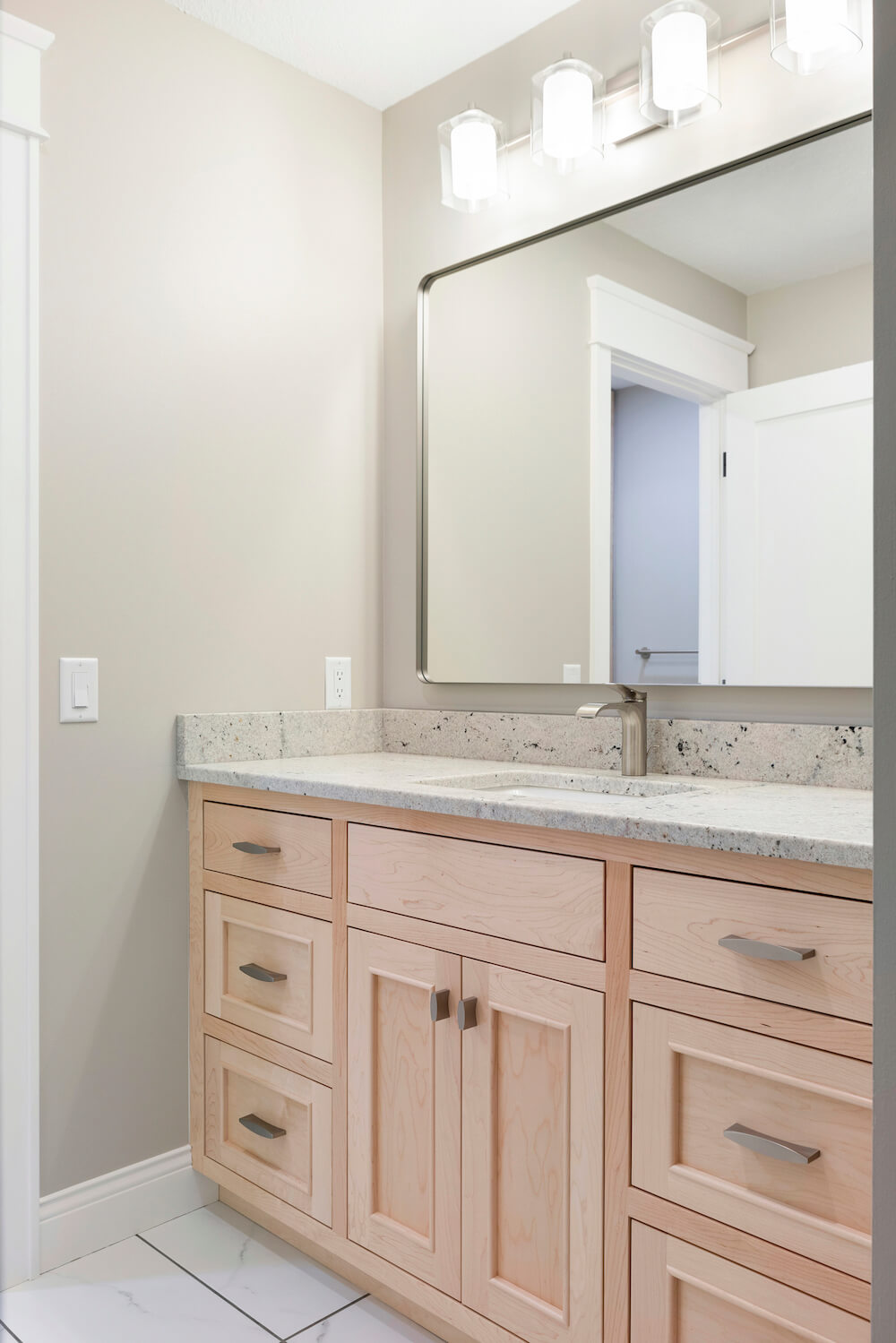 Bathroom Custom Valley Cabinets